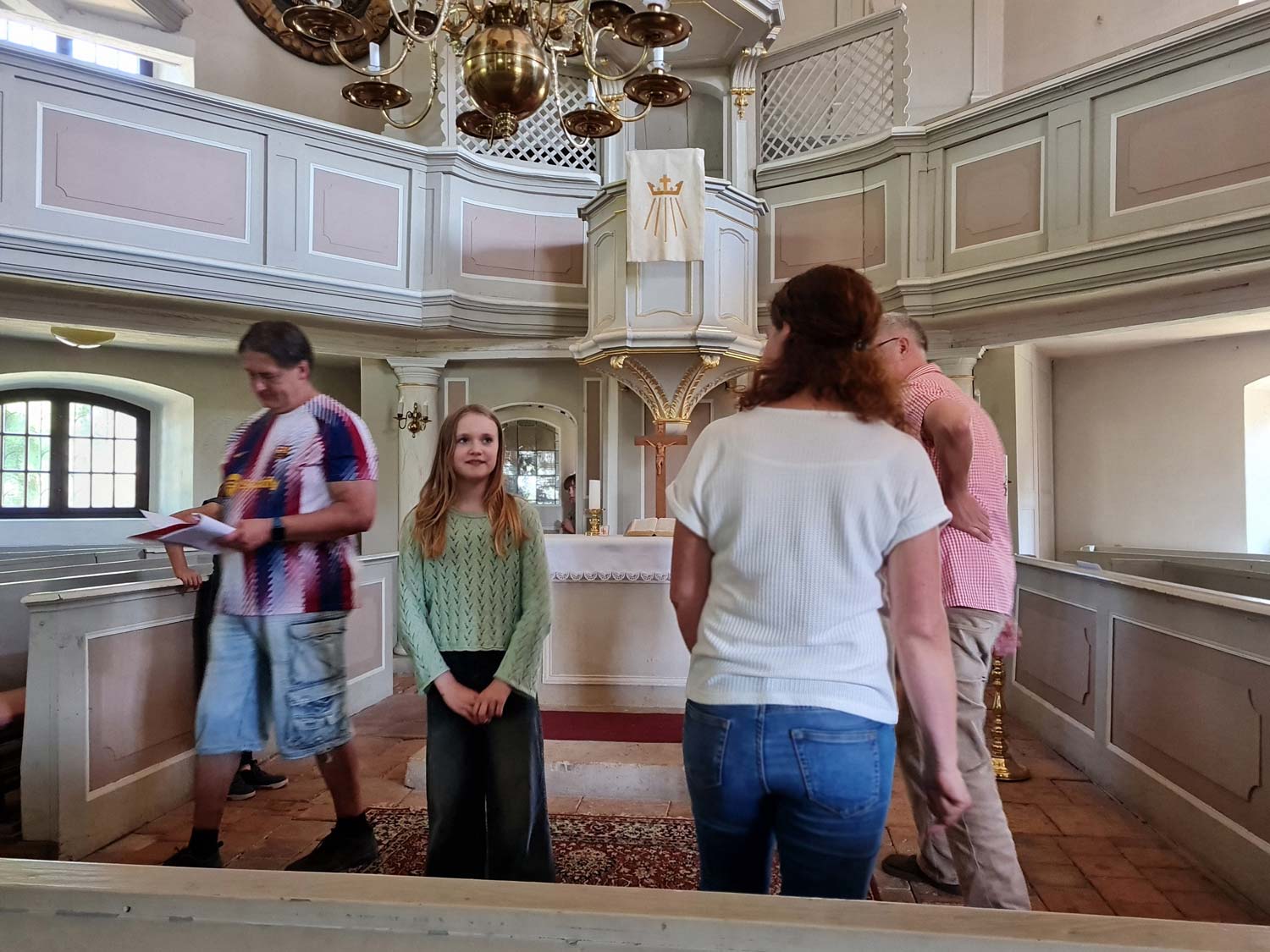 Golzow, Kirche Golzow, Rochow-Grundschule, Rochow-Theater