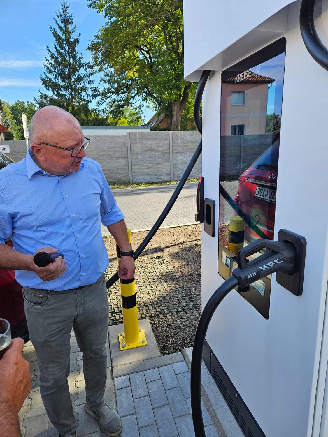 Damsdorf, E-Ladesäulen, Bernhard Pietrucha