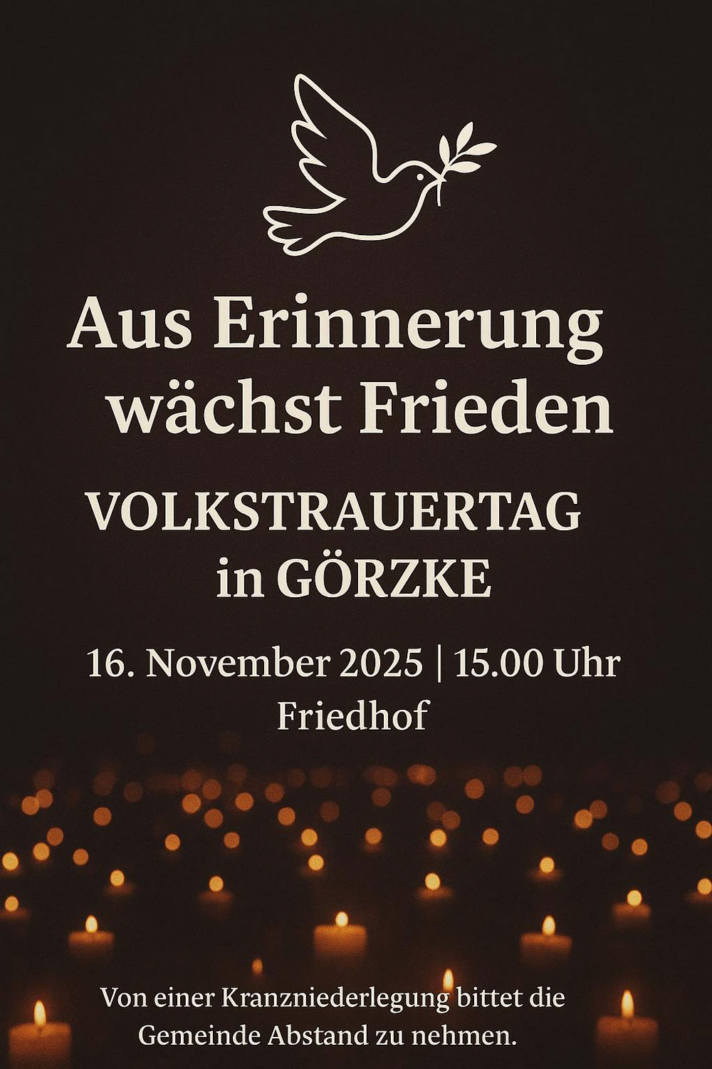 Volkstrauertag, Görzke