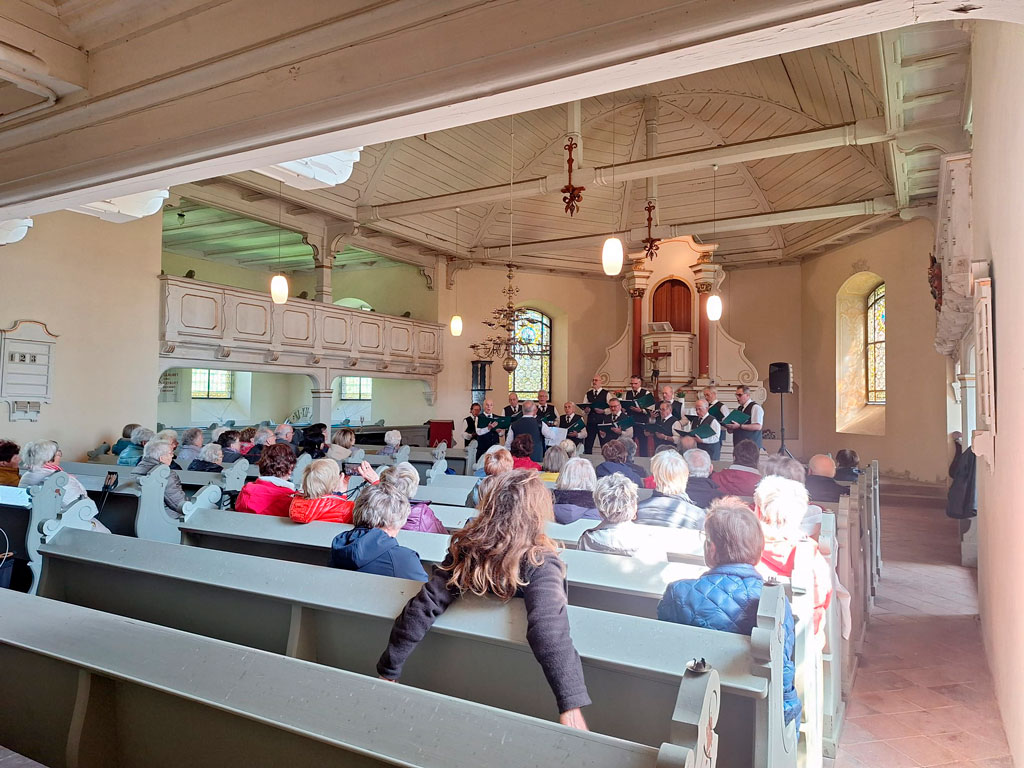 Männerchor Lyra, Kirche Krahne