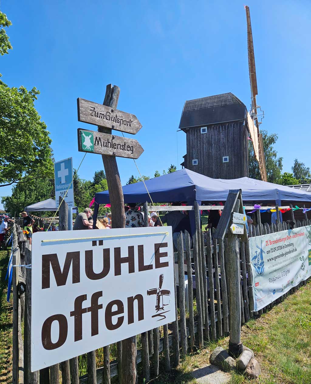 Mühlentag, Cammer, Bockwindmühle Cammer