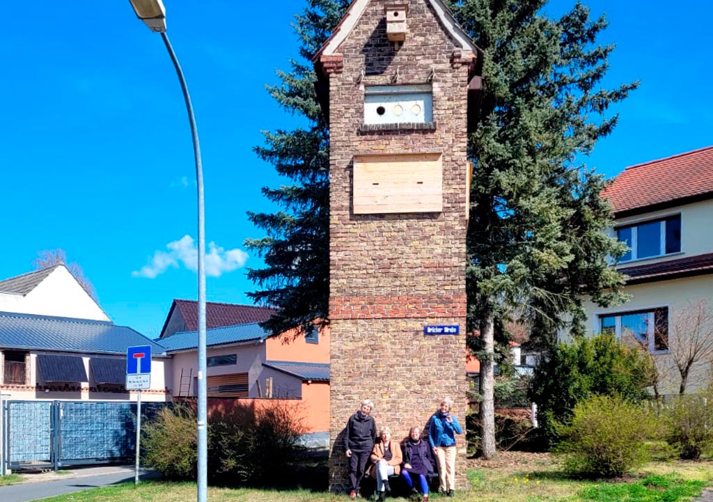 Vogelturm Emstal, Emstaler Landfrauen, Sabine Baumann, Heike Sandmann, Gerhild Nordmann, Alexa Baumann