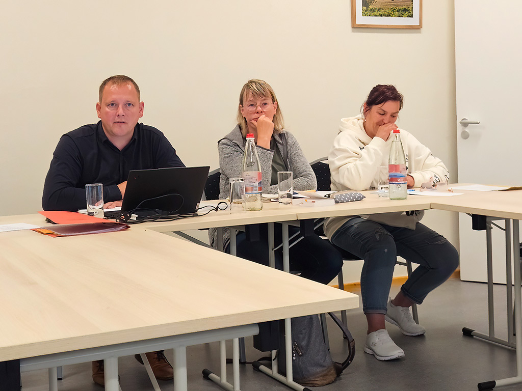 Ortsbeirat Oberjünne, Stephan Burow, Katrin Baatz, Manuela Koch